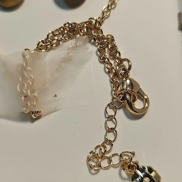 Monet Pink and Gold Jewelry Set